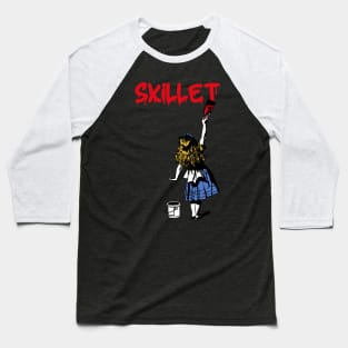 skillet red girl Baseball T-Shirt